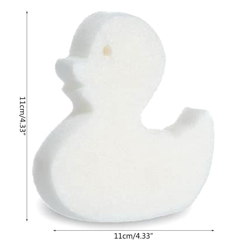 10Pcs White Driving Spa Spons Cartoon Eend Oil Absorbent Hot Tub Skimmer Scum Absorber Cleaners For Swimming Pool