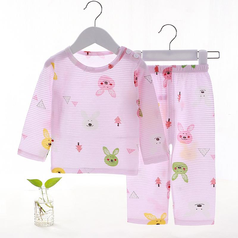 Clothing Sets Long-sleeved Anti-mosquito Pajama For Kids Summer Cotton Boys Girls Thin Pyjamas Korean Cartoon Two Pieces Clothes 1T-7T, Z007-powder love
Clothing Sets Long-sleeved Anti-mosquito Pajama For Kids Summer Cotton Boys Girls Thin Pyjamas Korean Cartoon Two Pieces Clothes 1T-7T, Z007-powder love