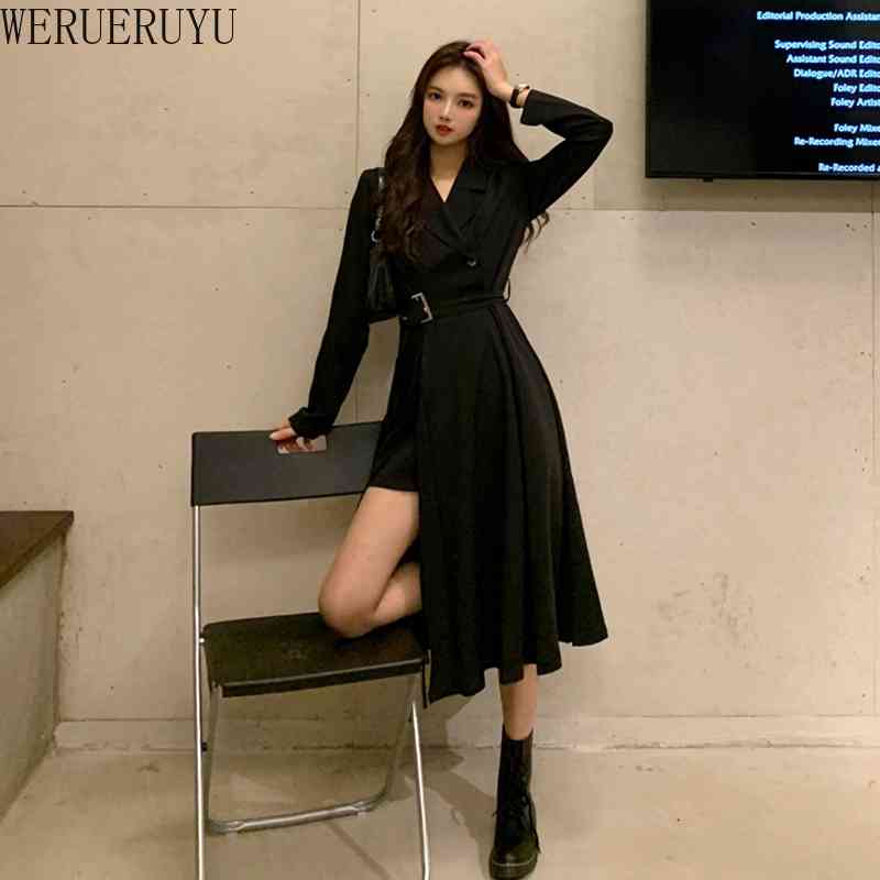 WERUERUYU Summer Black Dress Women Slim High Waist Deep V Long Sleeve designer dresses 210608, Photo color
WERUERUYU Summer Black Dress Women Slim High Waist Deep V Long Sleeve designer dresses 210608, Photo color