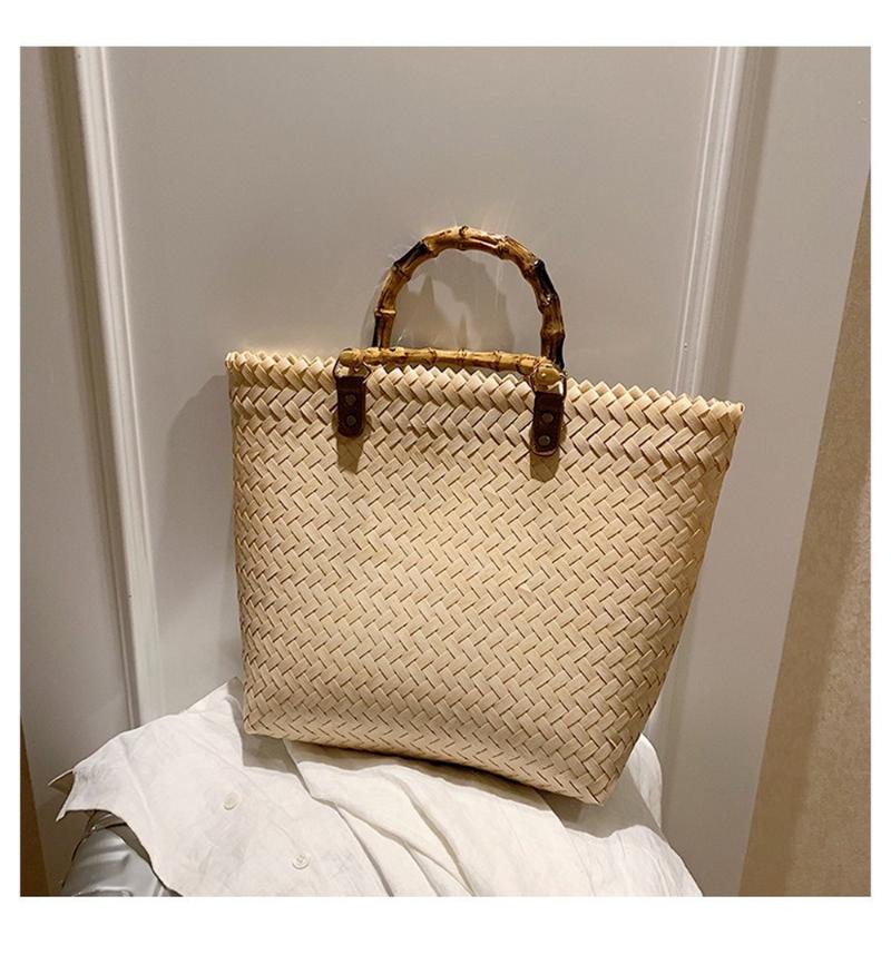Straw Bag 2021 Retro Large-capacity Vegetable Basket Woven Handbag Bamboo Portable Beach Shoulder Bags
Straw Bag 2021 Retro Large-capacity Vegetable Basket Woven Handbag Bamboo Portable Beach Shoulder Bags