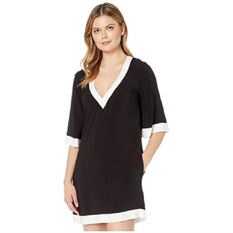 Women Beach Cover up Saida de Praia dress plus size Swimwear kaftan Bikini cover Bathing suit s Tunics #Q518 210420