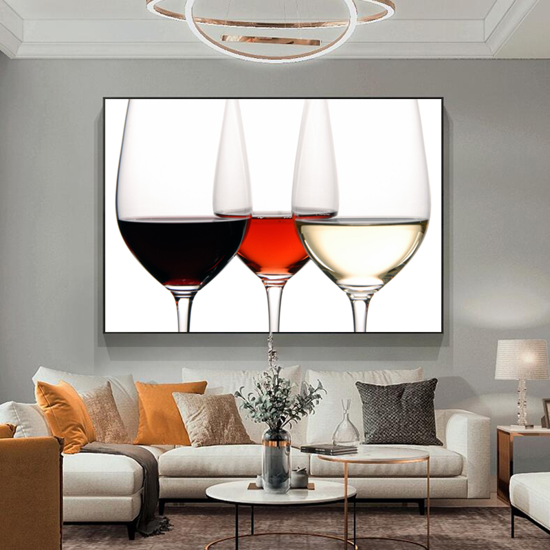 Wine Cups Painting Wall Art Pictures For Living Room Canvas Art Modern Home Decoration Abstract Posters And Print