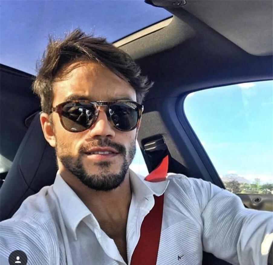 luxury sunglasses mens glasses mens designer sunglasses designer sun glasses classic retro pilot folding frame 714 with leather ca45596220Y