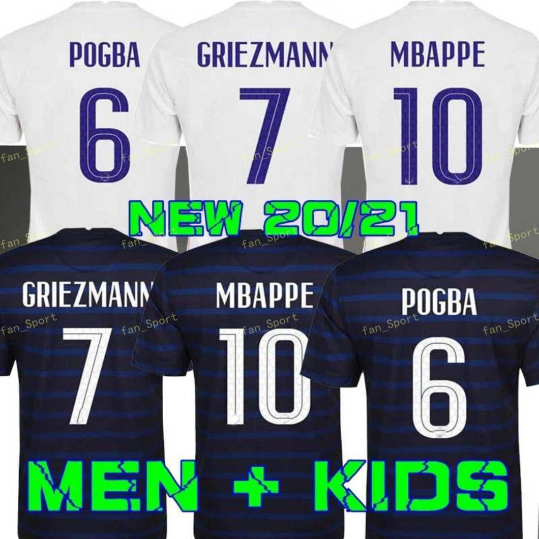 2021 MBAPPE GRIEZMANN POGBA GIROUD KANTE FRANCE jerseys 20 21 home away Soccer jersey Football shirts adult men + kids kit, Black;yellow
2021 MBAPPE GRIEZMANN POGBA GIROUD KANTE FRANCE jerseys 20 21 home away Soccer jersey Football shirts adult men + kids kit, Black;yellow