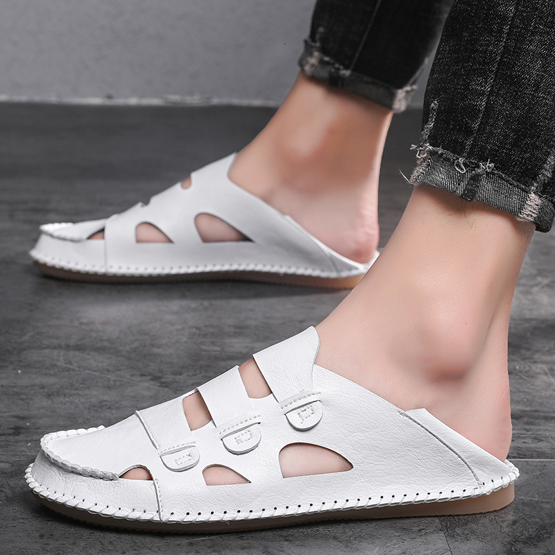 Slippers Men's sandals summer Korean fashion personalized Baotou men's casual beach shoes 4TAR, 1# shoe box
Slippers Men's sandals summer Korean fashion personalized Baotou men's casual beach shoes 4TAR, 1# shoe box