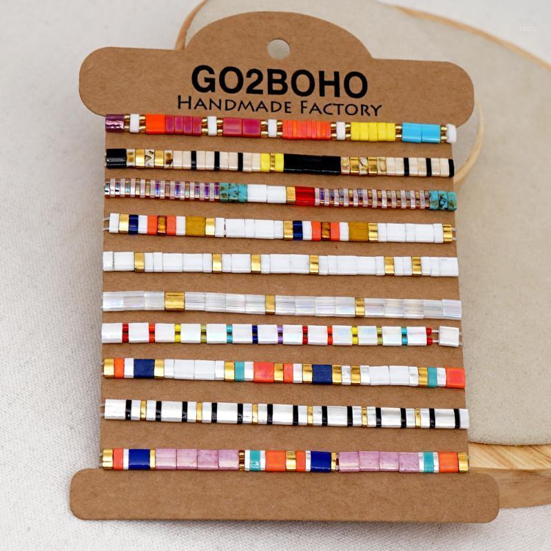 Beaded, Strands Go2boho Miyuki Bracelet For Women Tila Bracelets Gift Glass Beads Femme 2021 Summer Bohemian Armband High Quality Jewelry1