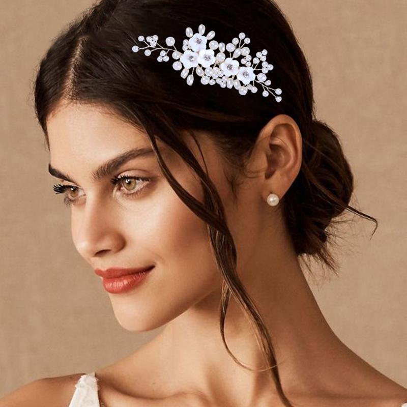 Headpieces HP162 Bride Headdress With Pearls Wedding Hair Accessories Pearl Jewelry Tiara For Women Bridal Headwear Girl Holiday Gift
Headpieces HP162 Bride Headdress With Pearls Wedding Hair Accessories Pearl Jewelry Tiara For Women Bridal Headwear Girl Holiday Gift