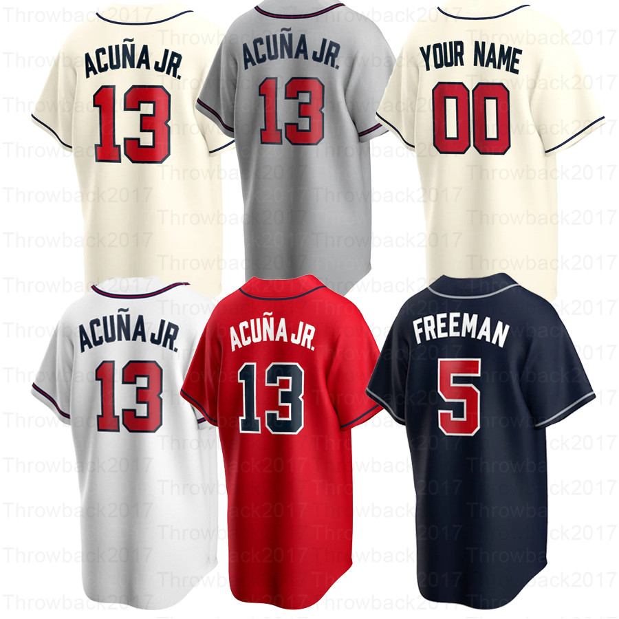 Atlanta Jerseys 13 Ronald Acuña Jr. 15 Sean Newcomb 44 Hank Aaron 27 Riley 40 Mike Soroka, Blue;black
Atlanta Jerseys 13 Ronald Acuña Jr. 15 Sean Newcomb 44 Hank Aaron 27 Riley 40 Mike Soroka, Blue;black
