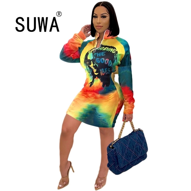 Recommend Style Zip Long Sleeve Dresses For Women Spring Autumn Fashion Wholesale Clothes Trendy Chic Party Mini Lady Dress 210525, Multi
Recommend Style Zip Long Sleeve Dresses For Women Spring Autumn Fashion Wholesale Clothes Trendy Chic Party Mini Lady Dress 210525, Multi