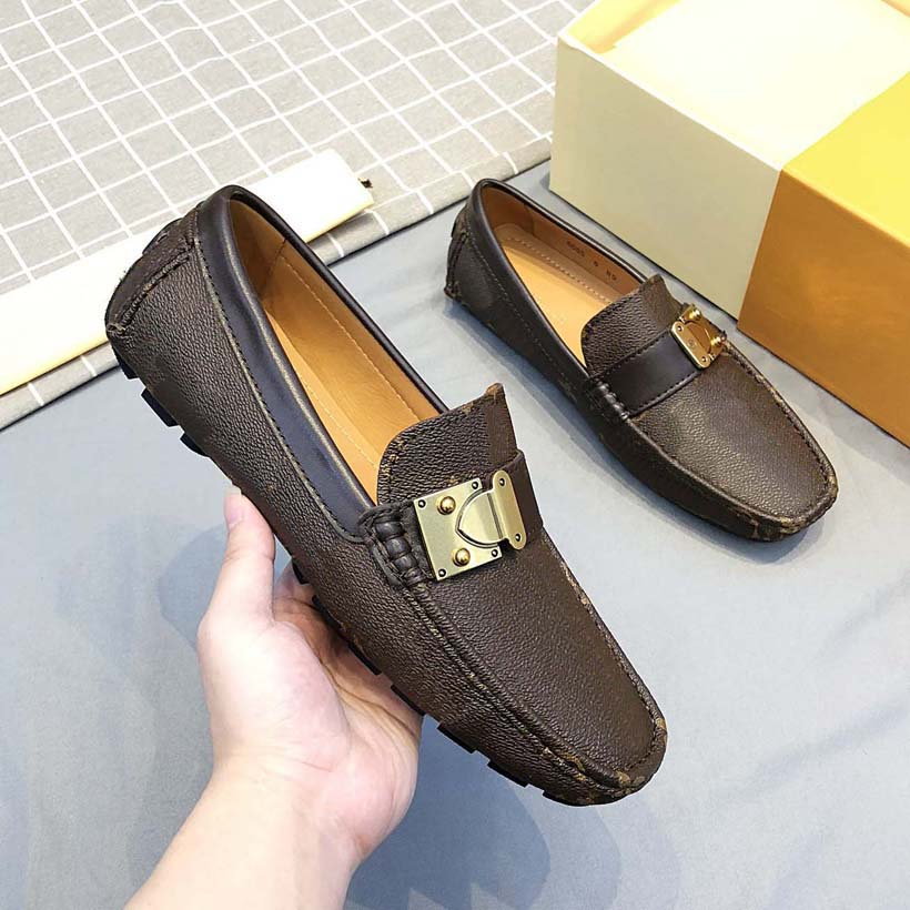 Men Shoes sneakers Loafers for Mens Designer Shoe Grained Calfskin Hand Sewing Uppers Rubber Pad outsole Letter Decoration Black Brown With Box, #6
Men Shoes sneakers Loafers for Mens Designer Shoe Grained Calfskin Hand Sewing Uppers Rubber Pad outsole Letter Decoration Black Brown With Box, #6