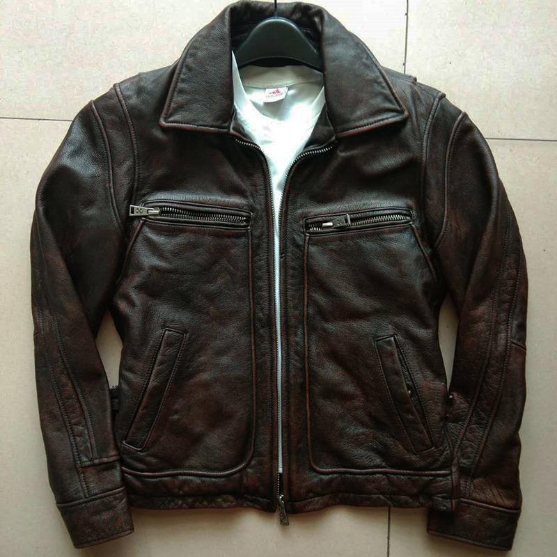 Men' Leather & Faux Factory 2021 Men Retro Vintage Brown Genuine Jacket Fashion Motorcycle Jackets Thick Cowhide Winter Coats -5XL, Black
Men' Leather & Faux Factory 2021 Men Retro Vintage Brown Genuine Jacket Fashion Motorcycle Jackets Thick Cowhide Winter Coats -5XL, Black