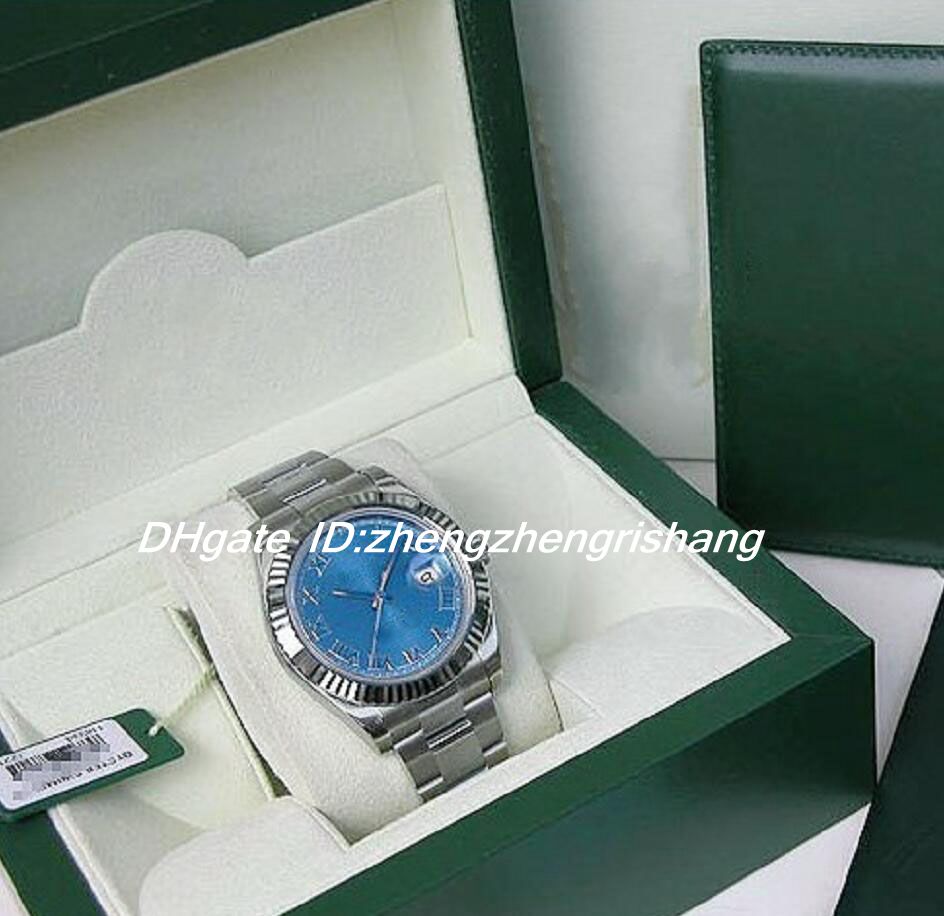 Top Factory Sales Brand men Wristwatches automatic movement 41MM MENS WHITE GOLD BLUE ROMAN DATEJUST II MODEL #116334 with original box Diving watches, Slivery;brown
Top Factory Sales Brand men Wristwatches automatic movement 41MM MENS WHITE GOLD BLUE ROMAN DATEJUST II MODEL #116334 with original box Diving watches, Slivery;brown