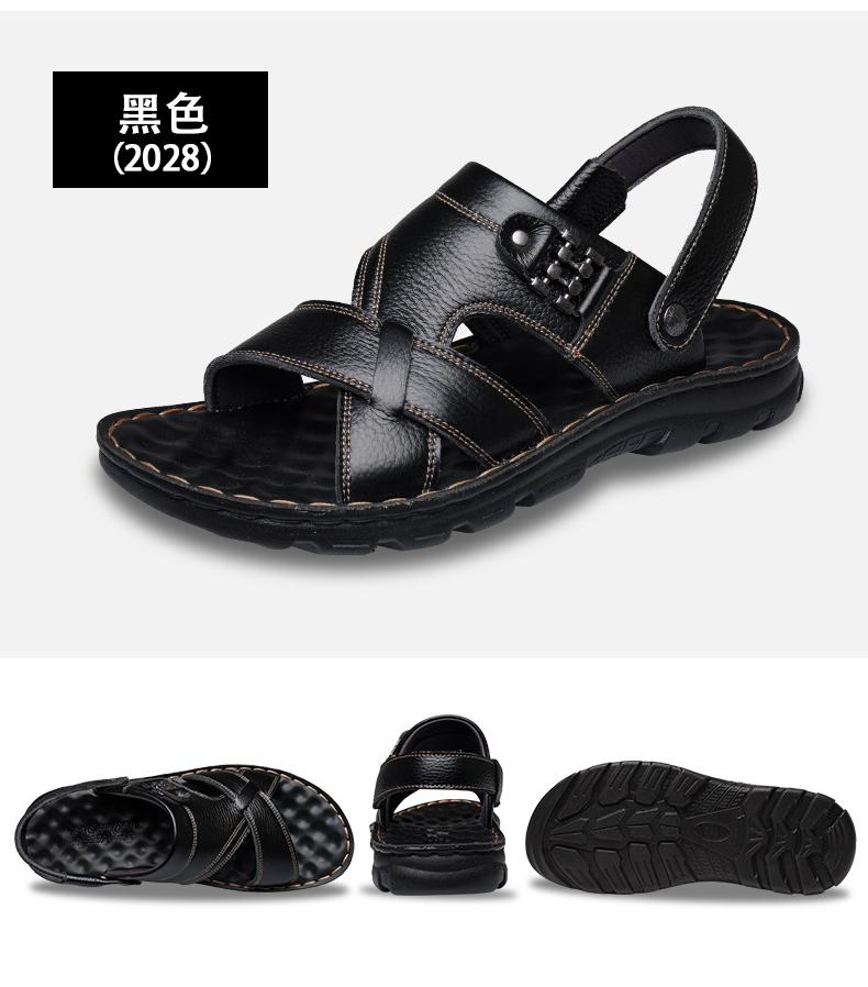 Sandals Men Genuine Leather Summer Classic Shoes Slippers Soft Roman Comfortable Walking Footwear, Black
Sandals Men Genuine Leather Summer Classic Shoes Slippers Soft Roman Comfortable Walking Footwear, Black