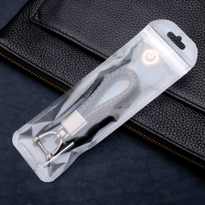 Creativity Colorful Leather Car Keychain Lost-proof Zinc Alloy Key Chain with Screwdriver