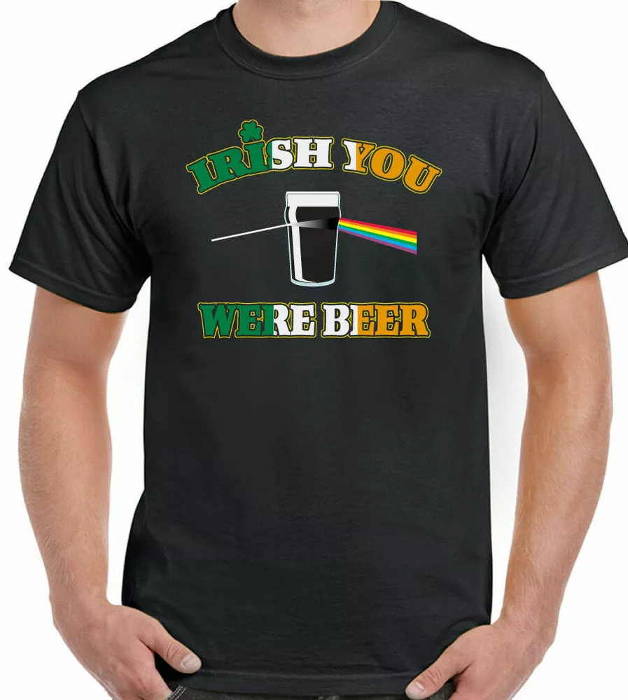 Irish You Were Beer Funny Mens St. Patrick's Day T-Shirt Pink, White;black 
Irish You Were Beer Funny Mens St. Patrick's Day T-Shirt Pink, White;black