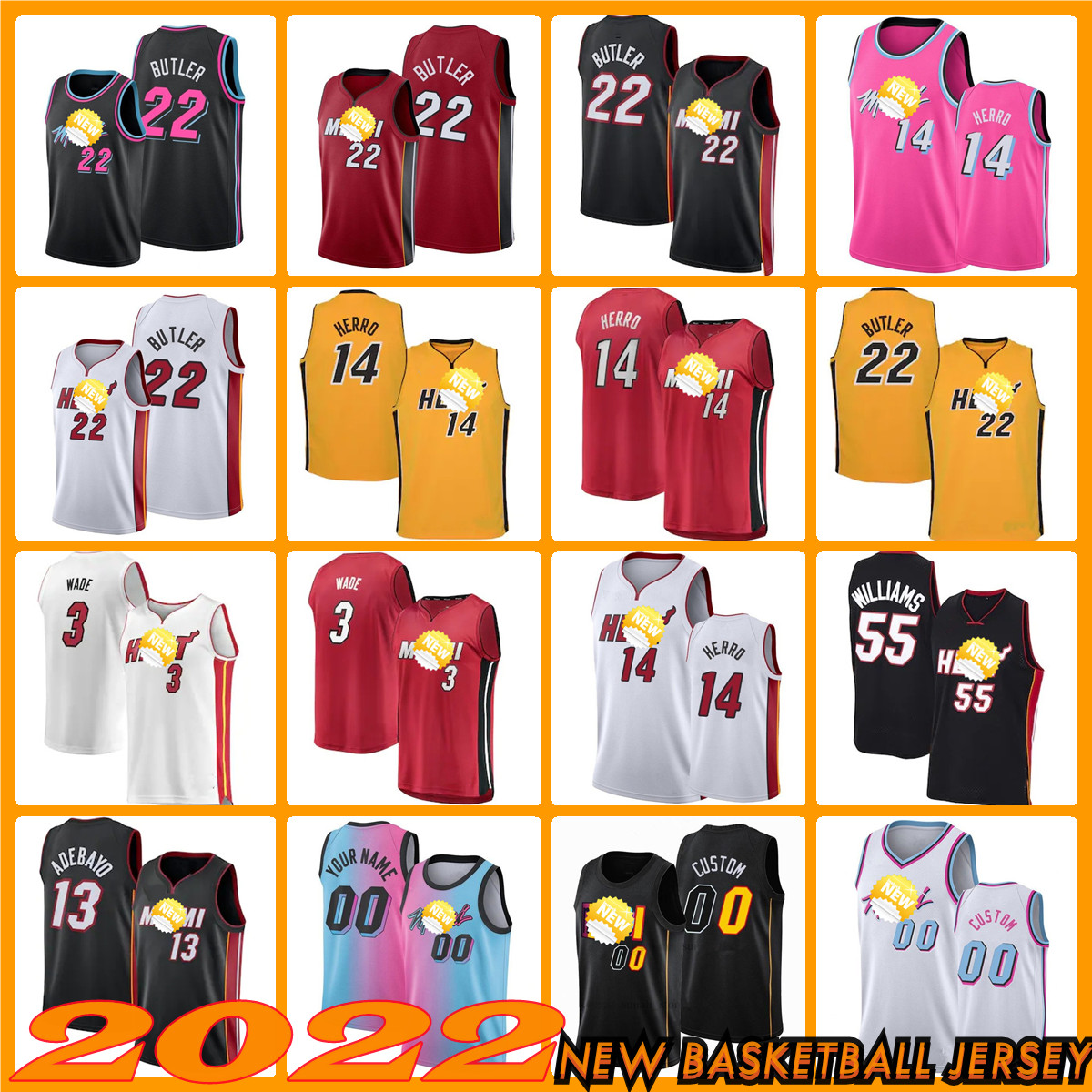 2022 Tyler 14 Herro Basketball Jerseys Bam 13 Adebayo Jimmy 22 Butler Jersey Dwyane 3 Wade Men Kyle 7 Lowry T-shirt 75th Anniversary Jersey, Black;red
2022 Tyler 14 Herro Basketball Jerseys Bam 13 Adebayo Jimmy 22 Butler Jersey Dwyane 3 Wade Men Kyle 7 Lowry T-shirt 75th Anniversary Jersey, Black;red