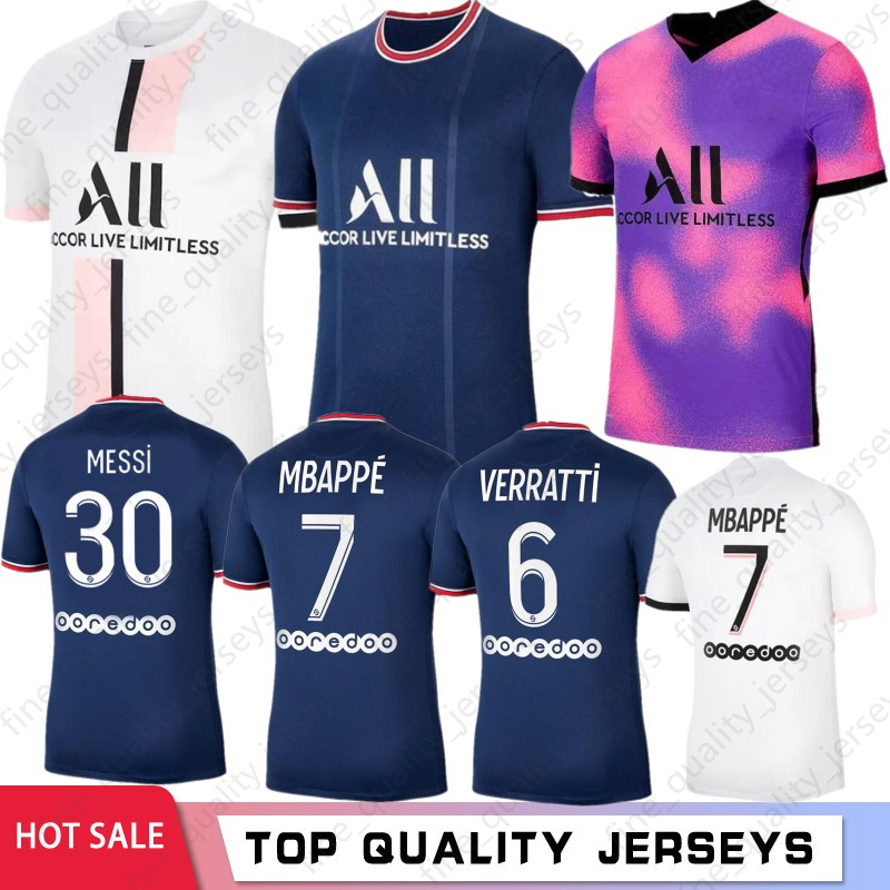 MESSI MBAPPE Soccer Jerseys HAKIMI SERGIO RAMOS 21 22 Home Maillots de football Shirt 2021 2022 MARQUINHOS VERRATTI Men Kids Kit Uniform maillot foot Fourth Jersey, Men balii
MESSI MBAPPE Soccer Jerseys HAKIMI SERGIO RAMOS 21 22 Home Maillots de football Shirt 2021 2022 MARQUINHOS VERRATTI Men Kids Kit Uniform maillot foot Fourth Jersey, Men balii