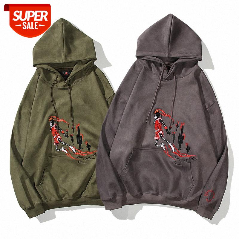 Outer territory Travis Scott co-branded green suede hooded sweater hoodie Wang Yibotong #nG5X, Black
Outer territory Travis Scott co-branded green suede hooded sweater hoodie Wang Yibotong #nG5X, Black