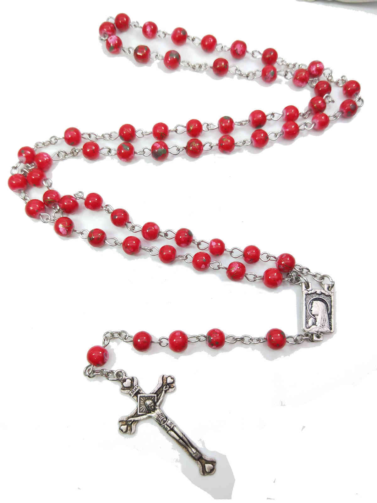 Collier chapelet Crucifix catholique perles rouges chapelet Statue amère fournitures religieuses chrétiennes
Collier chapelet Crucifix catholique perles rouges chapelet Statue amère fournitures religieuses chrétiennes