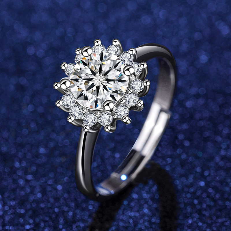 Pure Gold Platinum flowers Diamond Solitaire Ring With Side Stones Opening Adjustable Full Cubic Zirconia Wedding Couple Gift for women lovers girlfriend Jewelry
Pure Gold Platinum flowers Diamond Solitaire Ring With Side Stones Opening Adjustable Full Cubic Zirconia Wedding Couple Gift for women lovers girlfriend Jewelry