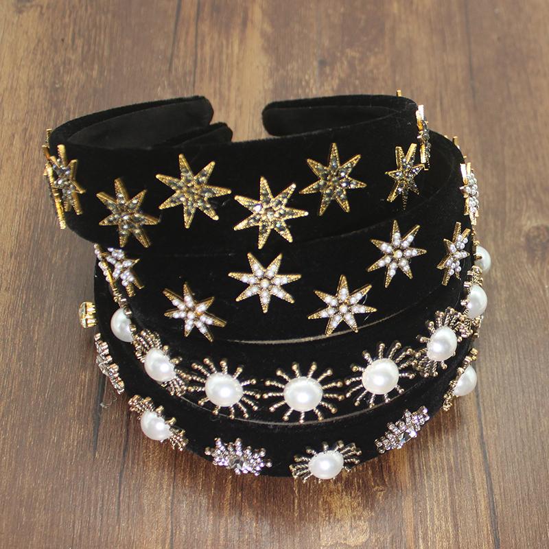 Hair Clips & Barrettes Bohemia Baroque Shiny Crystal Star Pearl Flower Rhinestone Luxury Temperament Headband Tiara Accessories For Women We
Hair Clips & Barrettes Bohemia Baroque Shiny Crystal Star Pearl Flower Rhinestone Luxury Temperament Headband Tiara Accessories For Women We