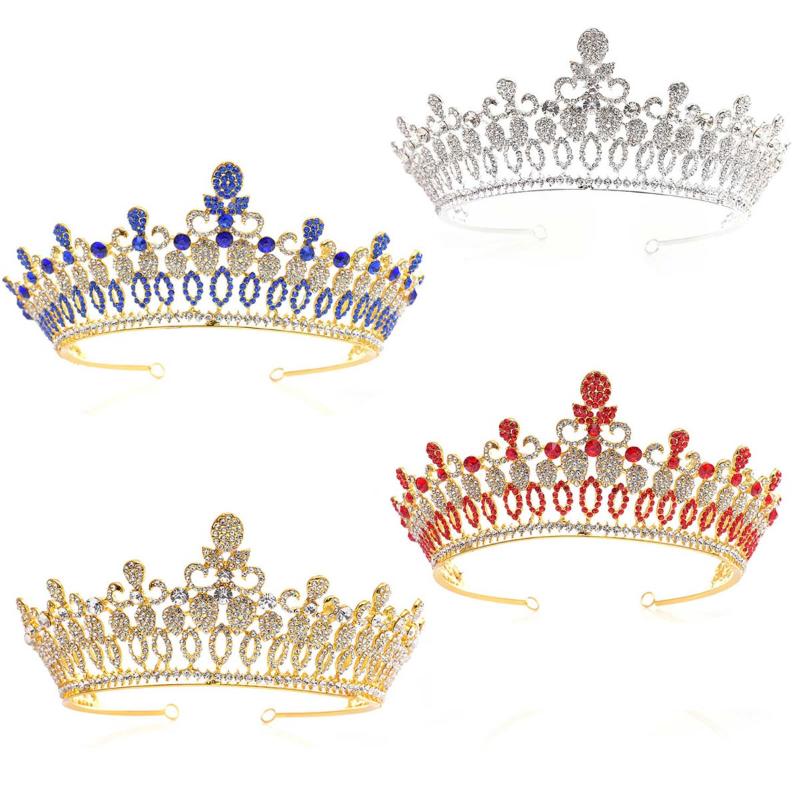 Hair Clips & Barrettes Big Queen Princess Crown Diadem Green Red Rhinestone Gold Headdress Head Crystal Tiara Bridal Wedding Jewelry Accesso, Golden;silver
Hair Clips & Barrettes Big Queen Princess Crown Diadem Green Red Rhinestone Gold Headdress Head Crystal Tiara Bridal Wedding Jewelry Accesso, Golden;silver