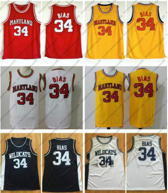 College 34 Len Bias Jersey Men Basketball University 1985 Maryland Terps Jerseys Team Red Yellow White Away Sport Stitched Shirts, Black;red
College 34 Len Bias Jersey Men Basketball University 1985 Maryland Terps Jerseys Team Red Yellow White Away Sport Stitched Shirts, Black;red