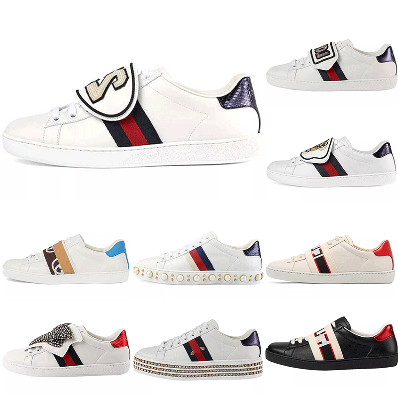 2021 High Quality Mens Designer Casual Shoes White Ace Green Red Stripe Italy Bee Tiger Snake Womens Leather Luxury Sneakers Trainers size36-45 i8sf#, Black
2021 High Quality Mens Designer Casual Shoes White Ace Green Red Stripe Italy Bee Tiger Snake Womens Leather Luxury Sneakers Trainers size36-45 i8sf#, Black