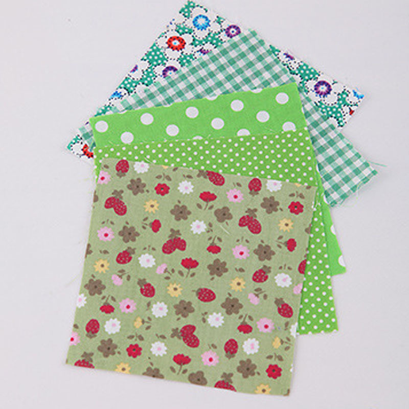 30/50 Sheets DIY Handmade Mixed Color Home Supplies Gift Accessories Patchwork Sewing Cloth Material Flower Pattern Cotton