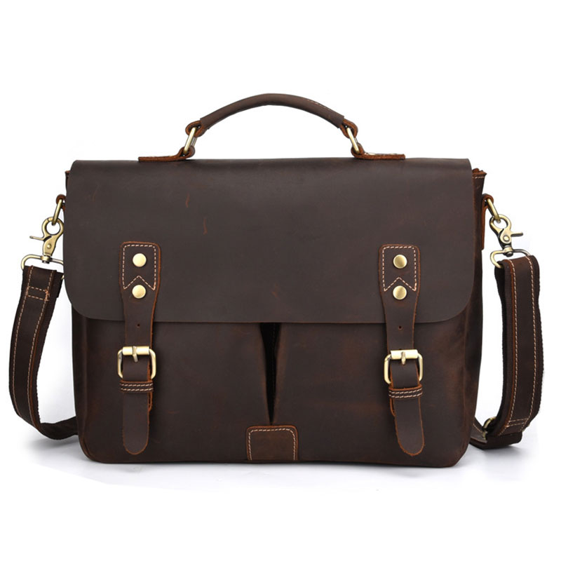 Genuine Leather Vintage Fashion Business Crossbody Messenger Shoulder Bags, Blue
Genuine Leather Vintage Fashion Business Crossbody Messenger Shoulder Bags, Blue