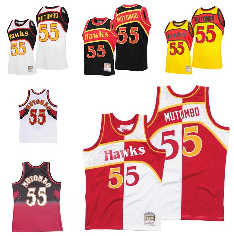 Custom stitched basketball Jerseys Men women youth S-6XL 55 Dikembe Mutombo jersey Mitchell & Ness 1996-97 Hardwoods Classics retro wear
Custom stitched basketball Jerseys Men women youth S-6XL 55 Dikembe Mutombo jersey Mitchell & Ness 1996-97 Hardwoods Classics retro wear