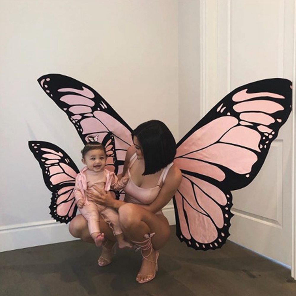 Fashion Sexy Lady Halloween Cosplay Butterfly Wing Fairy Costumes For Adult Kids Accessory Party Costume Decoration