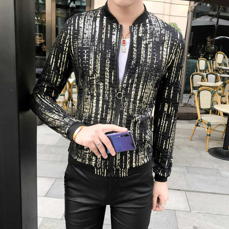 Luxury Gold Baseball Jacket Men Summer Bomber Jackets Men Hombre Fashion Club Party Prom Coat Streetwear Sunscreen Clothes 210527, Black
Luxury Gold Baseball Jacket Men Summer Bomber Jackets Men Hombre Fashion Club Party Prom Coat Streetwear Sunscreen Clothes 210527, Black