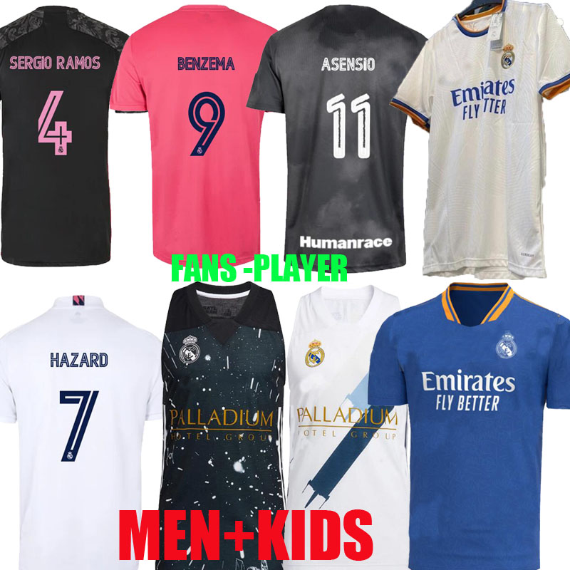 Star REAL MADRID Basketball jerseys 20 21 22 BENZEMA HAZARD SERGIO RAMOS Casemiro ASENSIO VINICUS JR 2021 2022 Wars camiseta soccer shirts men kids kit PLAYER VERSION, 21/22 away
Star REAL MADRID Basketball jerseys 20 21 22 BENZEMA HAZARD SERGIO RAMOS Casemiro ASENSIO VINICUS JR 2021 2022 Wars camiseta soccer shirts men kids kit PLAYER VERSION, 21/22 away