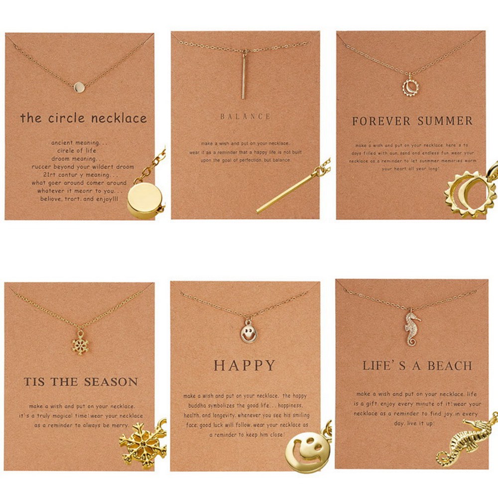 CR Dogeared Necklace The Season with Paper Card Snowflake Happy Smile Alloy Pendant Clavicle Chain For Women, Silver
CR Dogeared Necklace The Season with Paper Card Snowflake Happy Smile Alloy Pendant Clavicle Chain For Women, Silver