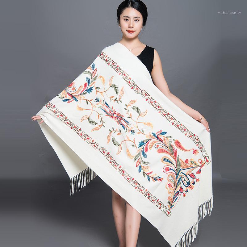 Scarves Warm Wraps Luxury Embroider Cashmere-like Soft Scarf Women Artificial Cashmeres Thicken Travel Blanket Cloak
Scarves Warm Wraps Luxury Embroider Cashmere-like Soft Scarf Women Artificial Cashmeres Thicken Travel Blanket Cloak