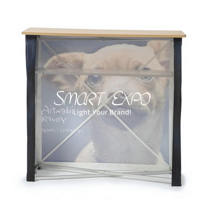 Tradeshow Collapsible Display Counter Retail Supplies with Custom Printing