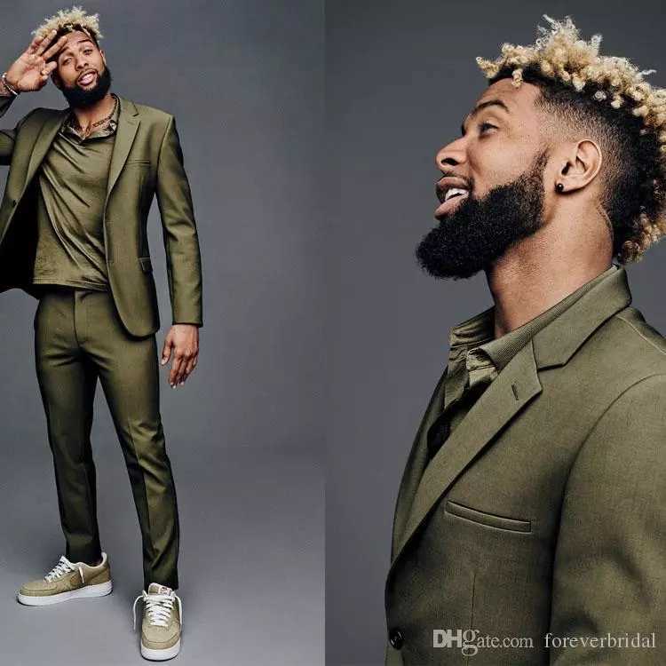 2021 Olive Green Notch Lapel Costume Homme Men Slim Fit Suits Prom Wedding Groom Terno Masculino Blazer 2 Pieces (Jacket+Pants) X0909
2021 Olive Green Notch Lapel Costume Homme Men Slim Fit Suits Prom Wedding Groom Terno Masculino Blazer 2 Pieces (Jacket+Pants) X0909