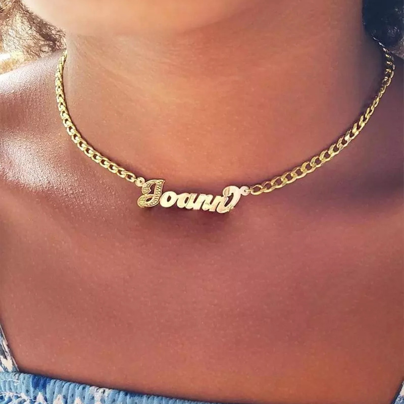 2021 Customized Personalized Plated Necklace Custom Cuba Chain Neckalce Name
2021 Customized Personalized Plated Necklace Custom Cuba Chain Neckalce Name