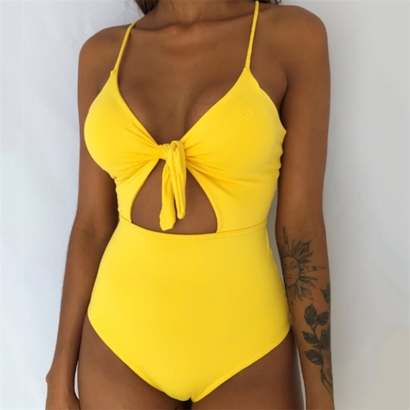 Arrival Bathing Suit Women Swimsuit Hollow Out Swimwear Summer Beachwear 210611