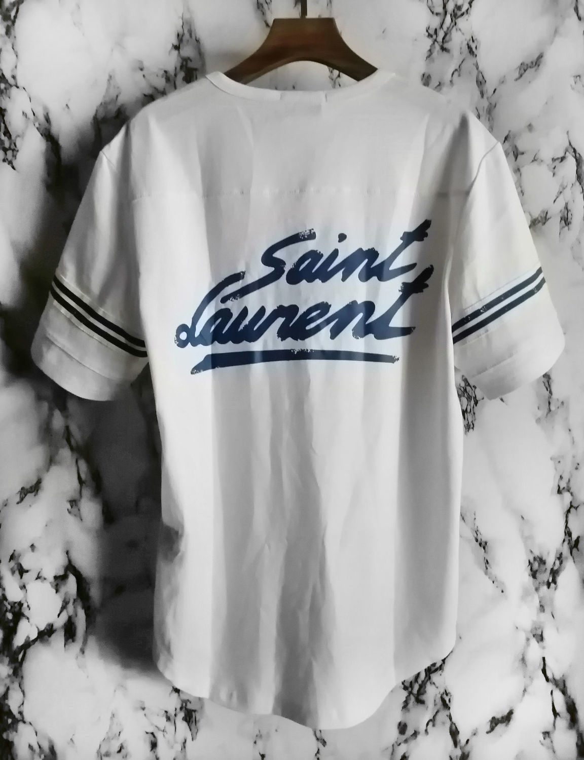 Male and female cotton round neck short-sleeved print arc loose casual t-shirts, White
Male and female cotton round neck short-sleeved print arc loose casual t-shirts, White