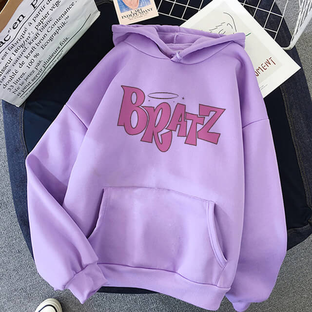 New Bratz Sweatshirt Womens undefined White Top Hooded Sweatshirt Long Sleeve Print Graphic hoodie Women clothes
New Bratz Sweatshirt Womens undefined White Top Hooded Sweatshirt Long Sleeve Print Graphic hoodie Women clothes