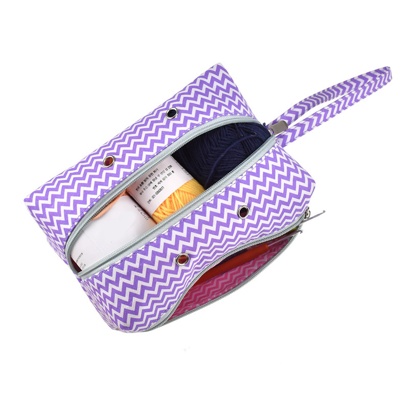 DIY sewing Crocheting Knitting Organizer 2 Sizes Yarn Storage Organizer With Divider Portable handmade sewing supplies storage
