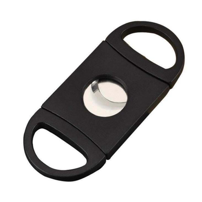 Plastic Stainless Steel Double Blades Cigar Cutter Knife Scissors Cigar Accessories Stainless Steel Cigar tools7816350