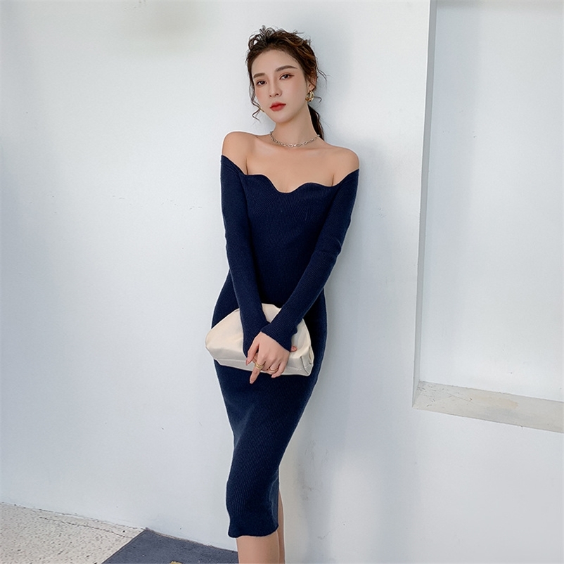 Dress autumn and winter ladies knitting slim temperament one shoulder Office Lady Sheath Zippers 210603, Army green
Dress autumn and winter ladies knitting slim temperament one shoulder Office Lady Sheath Zippers 210603, Army green
