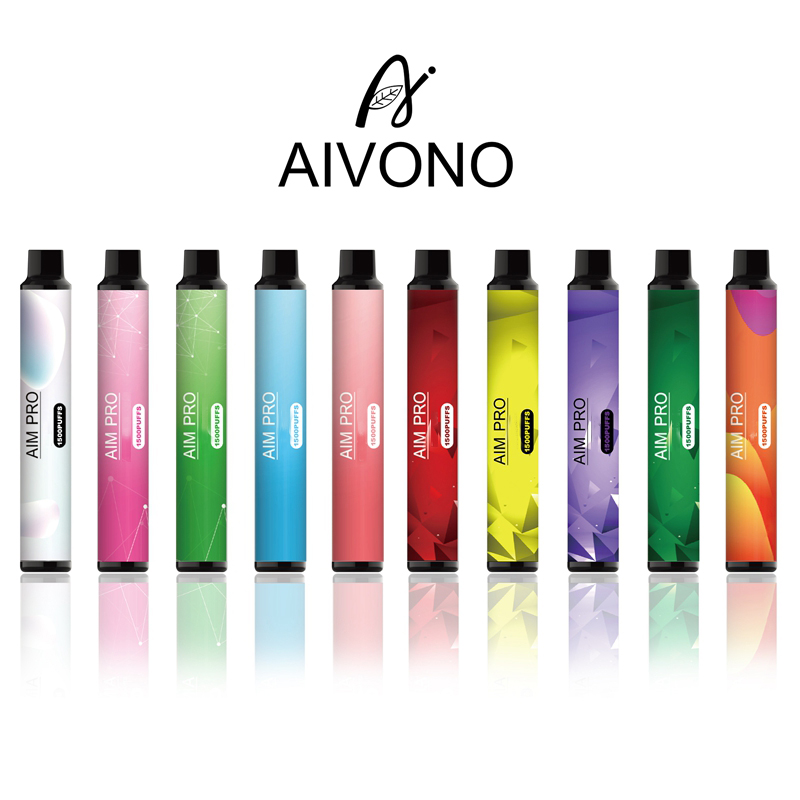 AIM PRO 1500PUFFS Disposable vape pen with packing box 850mAh battery AIVONO 10 flavors
AIM PRO 1500PUFFS Disposable vape pen with packing box 850mAh battery AIVONO 10 flavors