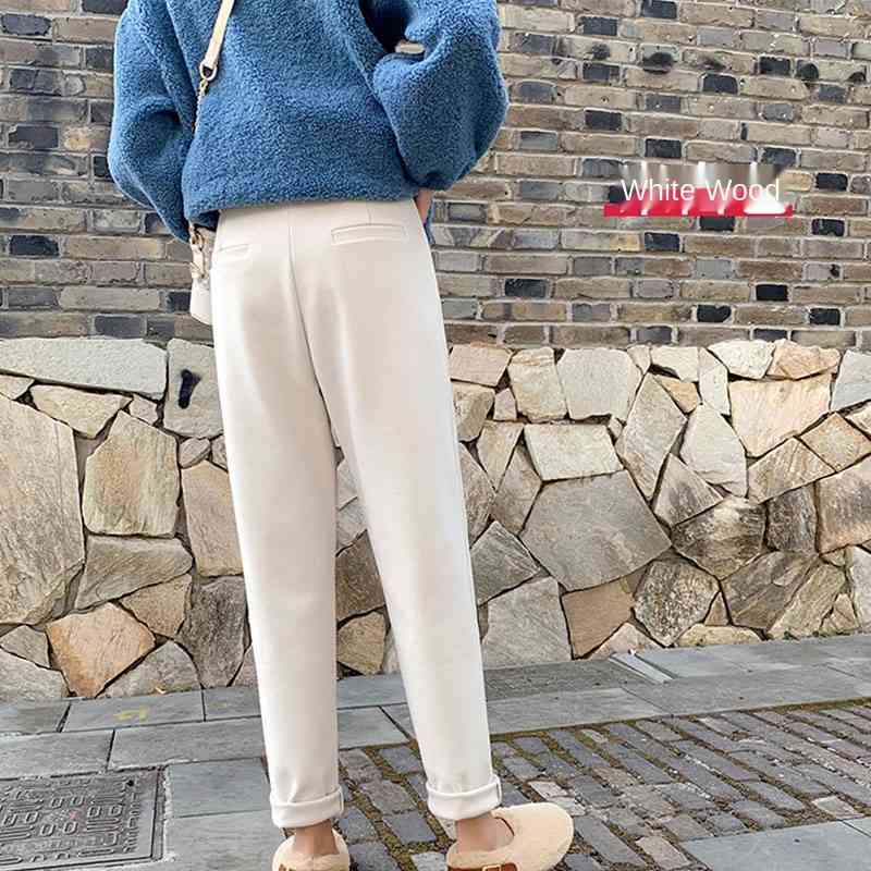 Autumn and Winter Harem Pants High Waist Women Fashion Cotton Casual Loose Trousers Female Pantalon 11473 210506