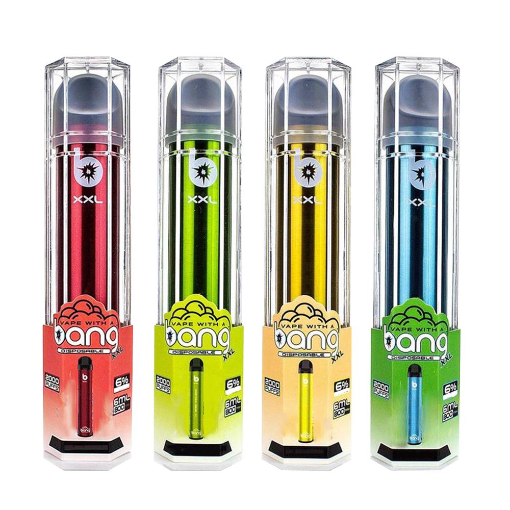 bang XXL 2000 puffs disposable electronic cigarette vape shisha pen e cigar vapes puff 6ml pod vaporizer pens 800mah battery
bang XXL 2000 puffs disposable electronic cigarette vape shisha pen e cigar vapes puff 6ml pod vaporizer pens 800mah battery