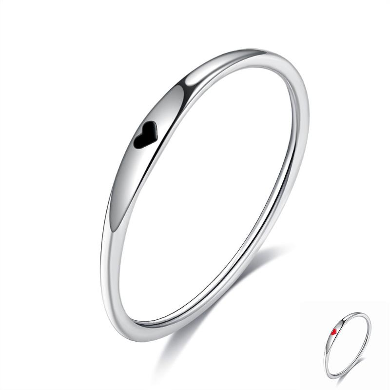 Cluster Rings SILVERHOO 925 Sterling Silver Round Finger Ring Romantic Simple Epoxy Heart For Women Engagement Fine Jewelry Arrival
Cluster Rings SILVERHOO 925 Sterling Silver Round Finger Ring Romantic Simple Epoxy Heart For Women Engagement Fine Jewelry Arrival