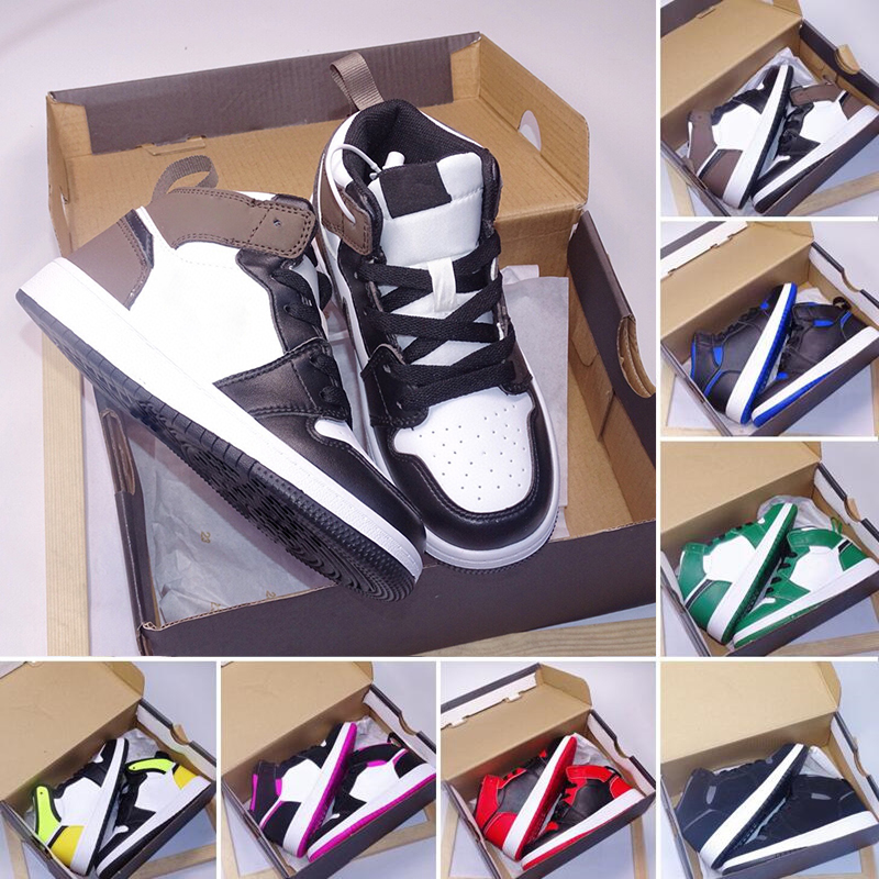 Babys Todders US Size 6C-3y 85 JIS Shoes Chicago Black Royal Toe Mid Pine Green OG Dark Mocha Infants Little I 1 Big Boy Girls Volt Gold Hyper Pink Basketball Sneaker от DHgate WW